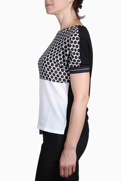 Футболка GERRY WEBER 34 Чорний 370233/1001 - Фото 3 Футболка GERRY WEBER 34 Чорний 370233/1001 - зображення 3