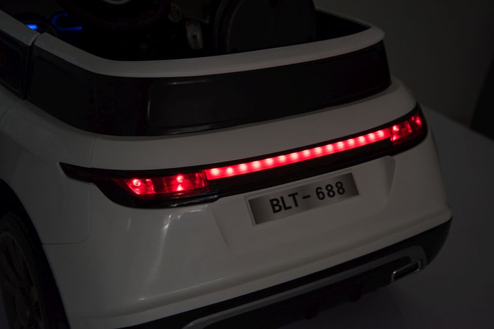 Samochód elektryczny dla dzieci Lean Toys BLT-688 Drift Biały (5905323218017) - obraz 3