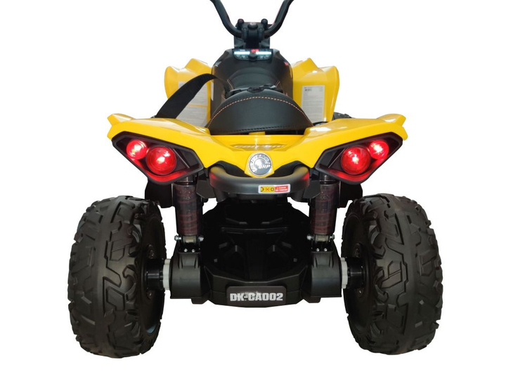 Квадроцикл електричний для дітей Lean Toys Can-am DK-CA002 Renegate Жовтий (5905323218277) - зображення 2