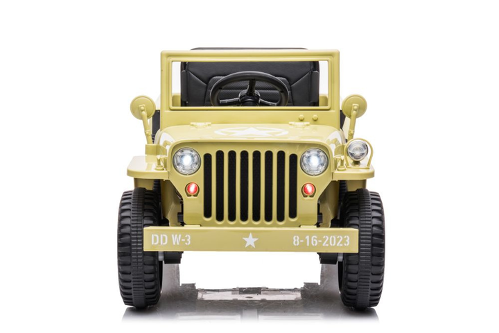 Samochód elektryczny dla dzieci Lean Toys JH-103 4x4 Khaki 14973 (5905515354523) - obraz 5