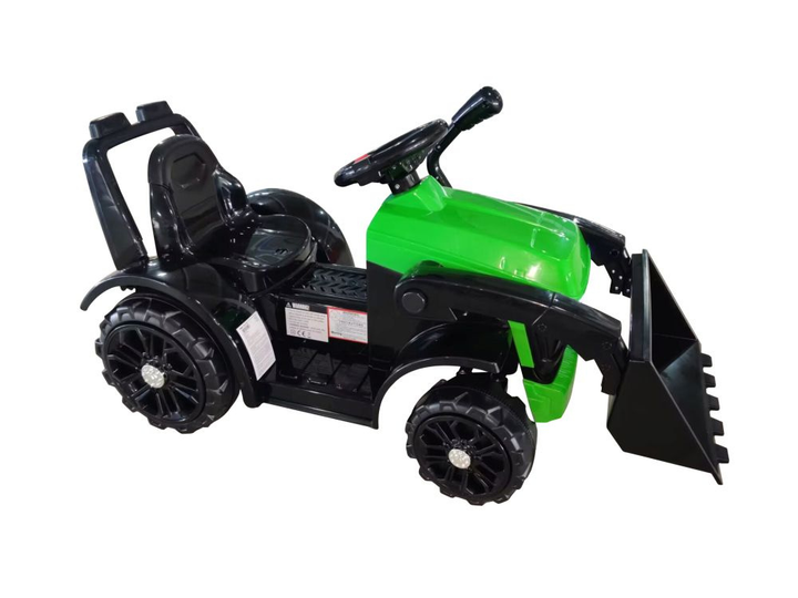 Traktor na akumulator Lean Toys ZP1001B z łyżką Zielony (5905515355247) - obraz 5