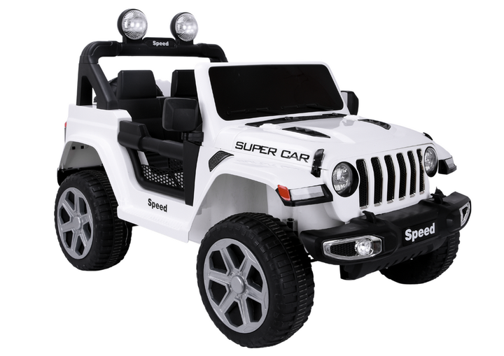 Samochód elektryczny dla dzieci Lean Toys FT-938 4x4 Biały (5905679070154) - obraz 1