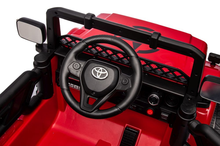 Samochód elektryczny dla dzieci Lean Toys Toyota FJ 4x4 Czerwony (5905679072714) - obraz 7