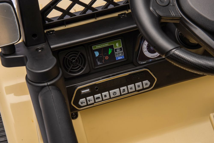 Електромобіль для дітей Lean Toys Toyota FJ 4x4 Хакі 15765 (5905679072738) - зображення 9