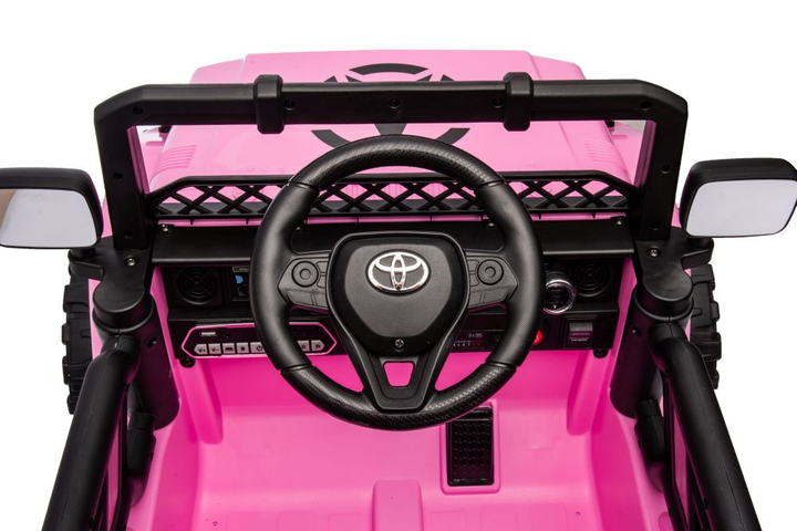 Samochód elektryczny dla dzieci Lean Toys Toyota FJ 4x4 Różowy (5905679072745) - obraz 10