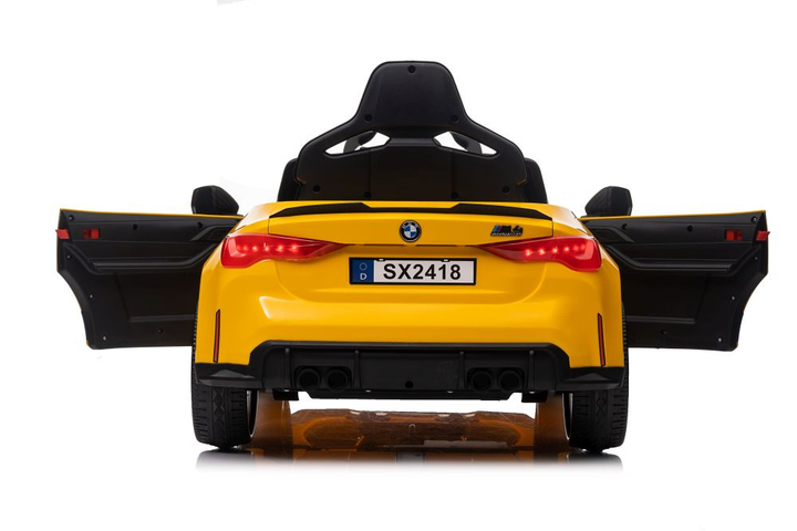 Електромобіль для дітей Lean Toys BMW M4 Жовтий (5905884456309) - зображення 2