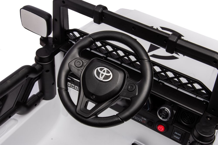 Samochód elektryczny dla dzieci Lean Toys Toyota FJ 4x4 Biały (5905991001072) - obraz 3