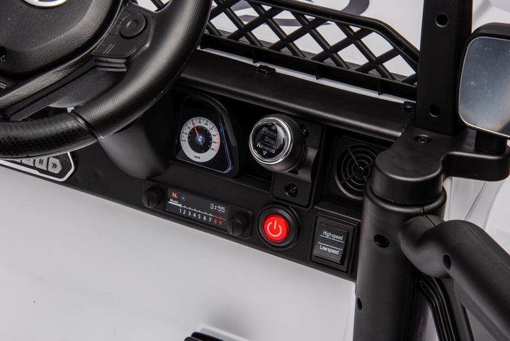 Samochód elektryczny dla dzieci Lean Toys Toyota FJ 4x4 Biały (5905991001072) - obraz 5