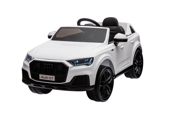 Samochód elektryczny dla dzieci Lean Toys Audi Q7 Biały (5905991008972) - obraz 8