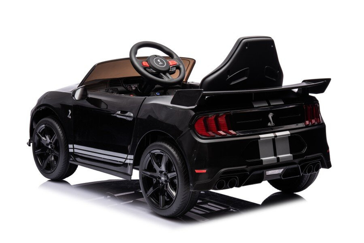 Samochód elektryczny dla dzieci Lean Toys Ford Mustang GT500 Shelby Czarny (5905991009016) - obraz 7