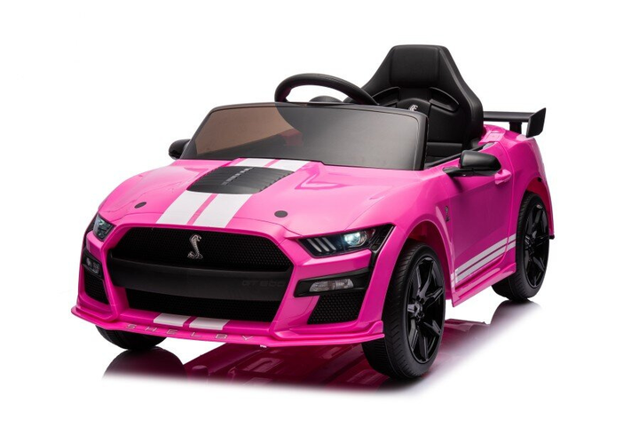 Samochód elektryczny dla dzieci Lean Toys Ford Mustang GT500 Shelby Różowy (5905991009047) - obraz 2