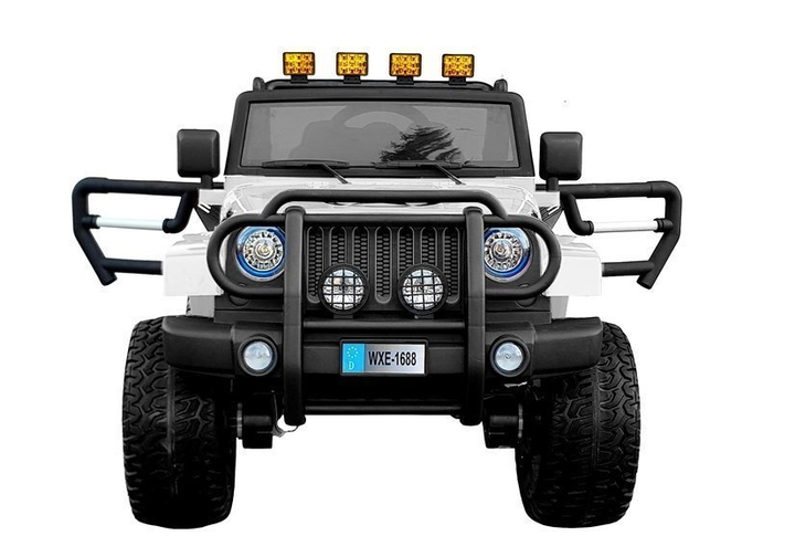 Електромобіль для дітей Lean Toys WXE-1688 Strong 4x4 Білий (5905991009078) - зображення 11
