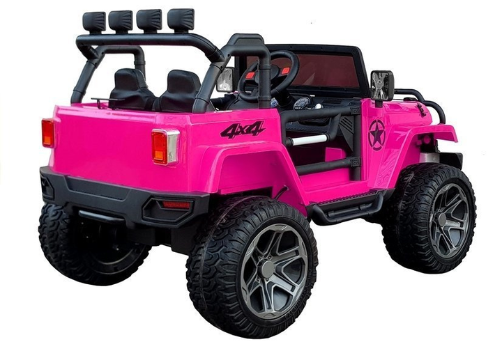 Samochód elektryczny dla dzieci Lean Toys WXE-1688 Strong 4x4 Różowy (5905991009085) - obraz 5