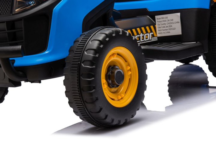Traktor na akumulator Lean Toys BBH-030 Niebieski (5905991011521) - obraz 12