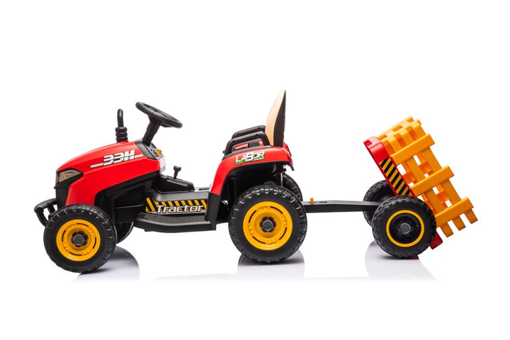 Трактор на акумуляторі Lean Toys BBH-030 Червоний (5905991011538) - зображення 2