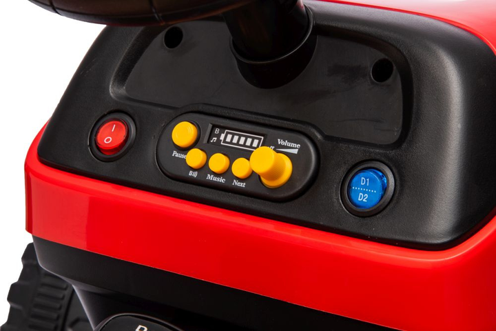 Трактор на акумуляторі Lean Toys BBH-030 Червоний (5905991011538) - зображення 4