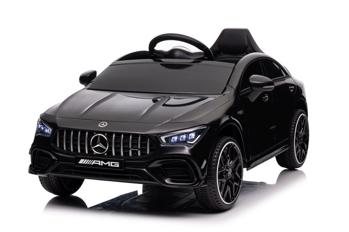 Samochód elektryczny dla dzieci Lean Toys Mercedes CLA 45s AMG 4x4 lakierowany Czarny (5905991011620) - obraz 7
