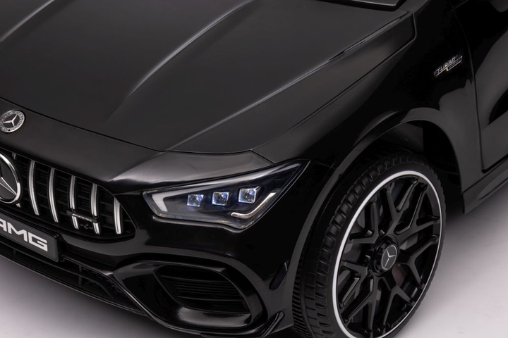 Samochód elektryczny dla dzieci Lean Toys Mercedes CLA 45s AMG 4x4 lakierowany Czarny (5905991011620) - obraz 12