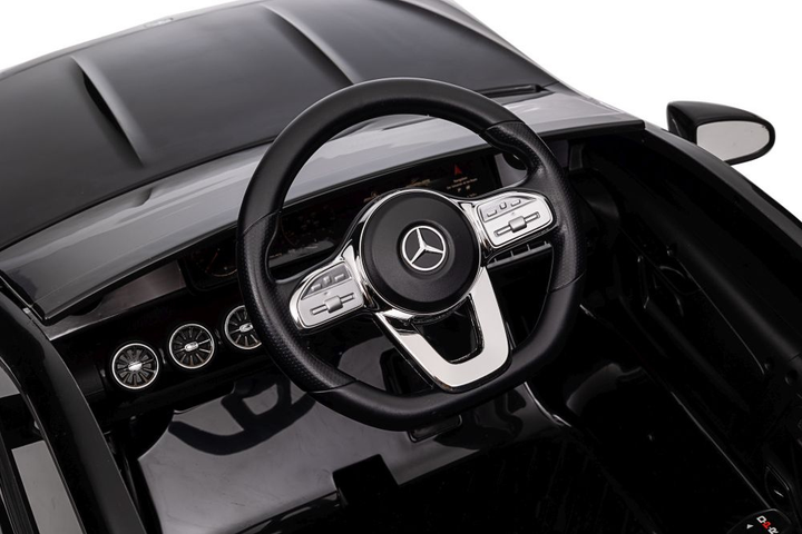 Samochód elektryczny dla dzieci Lean Toys Mercedes CLA 45s AMG 4x4 lakierowany Czarny (5905991011620) - obraz 14