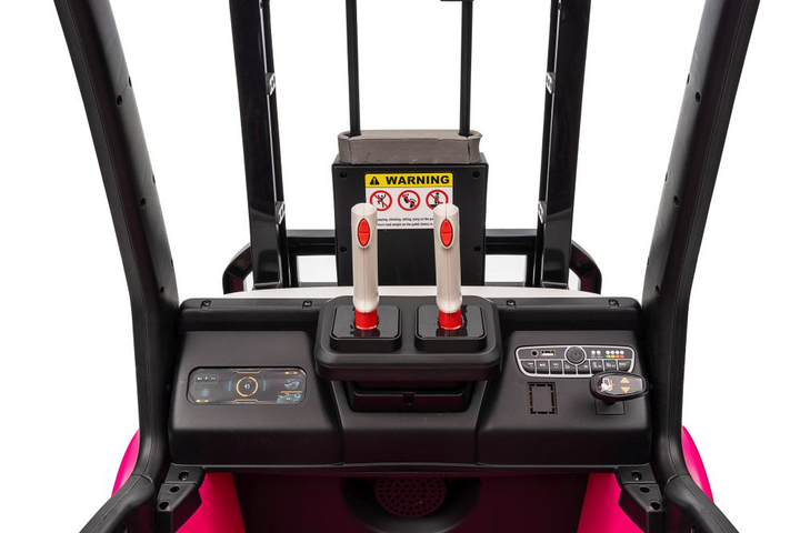 Wózek widłowy na akumulator Lean Toys XMX638 Różowy (5905991013389) - obraz 4