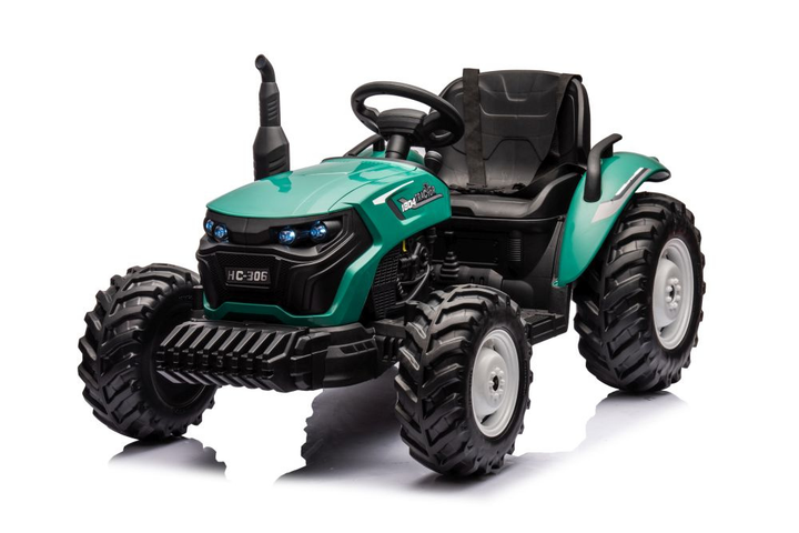 Трактор на акумуляторі Lean Toys HC-306 Темно-зелений (5905991013396) - зображення 7