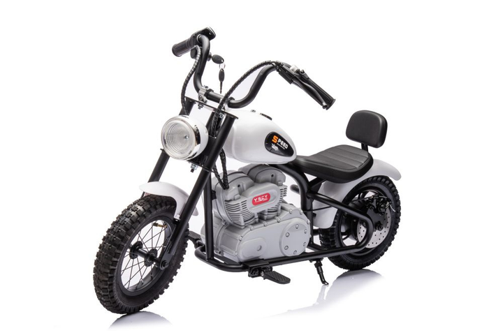 Мотоцикл на акумуляторі Lean Toys A9902 36V Білий (5905991013440) - зображення 10