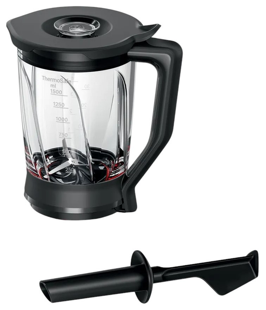 Blender szklany Bosch MUZ9MX2 Czarny - obraz 1