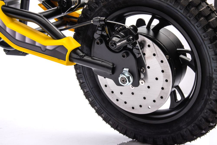 Motor crossowy na akumulator Lean Toys A9901 36V Żółty (5905991024941) - obraz 5