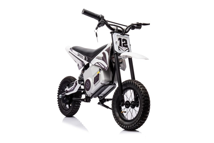 Мотоцикл кросовий на акумуляторі Lean Toys A9901 36V Білий (5905991024934) - зображення 1