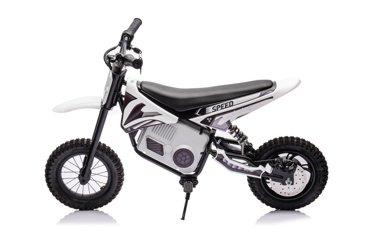 Мотоцикл кросовий на акумуляторі Lean Toys A9901 36V Білий (5905991024934) - зображення 13