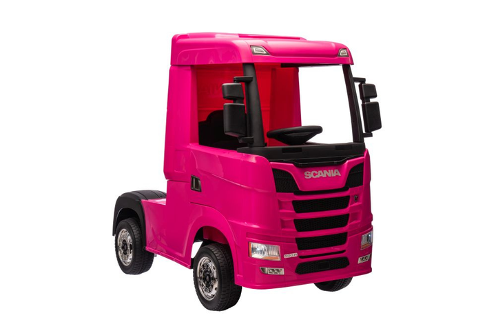 Samochód elektryczny dla dzieci Lean Toys Scania 500R HL698 4x4 Różowy (5905991029243) - obraz 1
