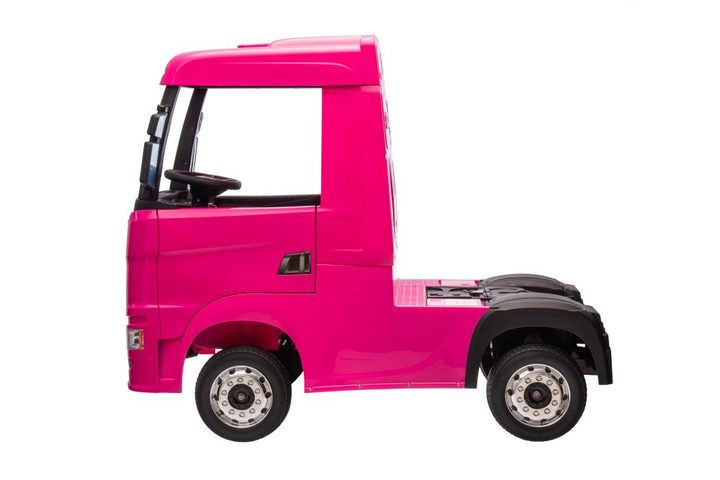 Samochód elektryczny dla dzieci Lean Toys Scania 500R HL698 4x4 Różowy (5905991029243) - obraz 7