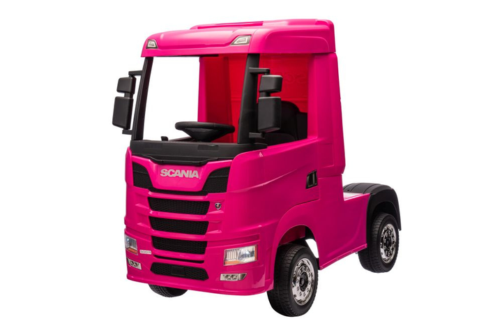Samochód elektryczny dla dzieci Lean Toys Scania 500R HL698 4x4 Różowy (5905991029243) - obraz 10