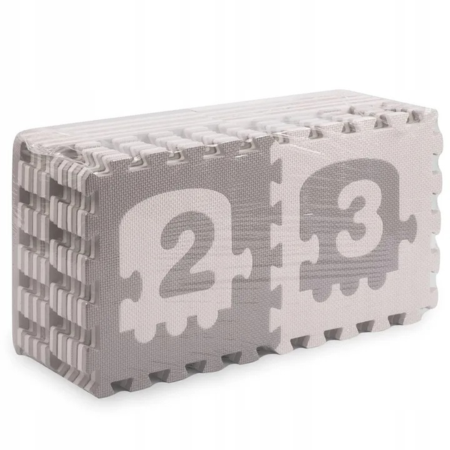 Mata piankowa dla dzieci RICOKIDS puzzle pociąg literki 36 szt (5902854518814) - obraz 2