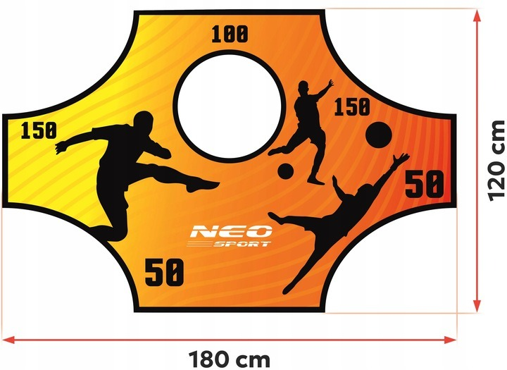 Mata celnościowa do bramek Neo Sport 180 x 120 cm (5903890625474) - obraz 3