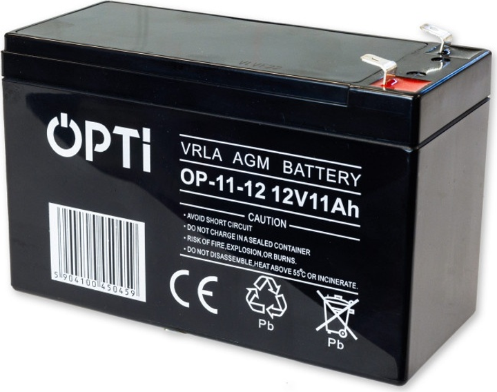 Акумуляторна батарея Volt Polska AGM OPTI 12V 11 Ah (6AKUV011AG) - зображення 1