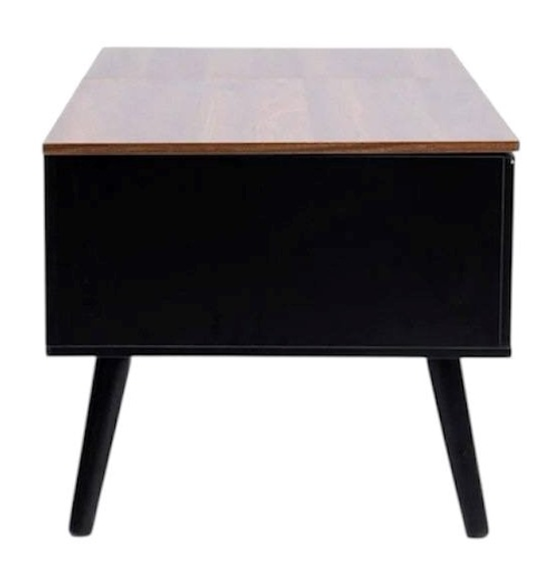 Stolik kawowy HOMLA ANZABI z podnoszonym blatem 105 x 50.5 x 43.5 cm brązowy (5906496712067) - obraz 2