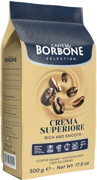 Кава в зернах Caffe Borbone Crema Superiore 500 г (8055176430115) - зображення 2