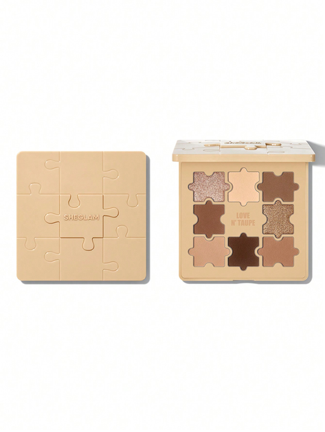 Палетка тіней SHEGLAM Jazy Jigsaw Eyeshadow Palette у відтінку Love N' Taupe - Фото 1 Палетка тіней SHEGLAM Jazy Jigsaw Eyeshadow Palette у відтінку Love N' Taupe - зображення 1