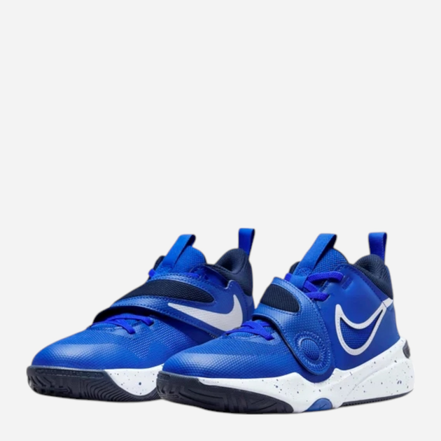 Sneakersy młodzieżowe chłopięce Nike Team Hustle D 11 (Gs) DV8996-400 36.5 (4.5YUS) Niebieskie (196608454892) - obraz 2