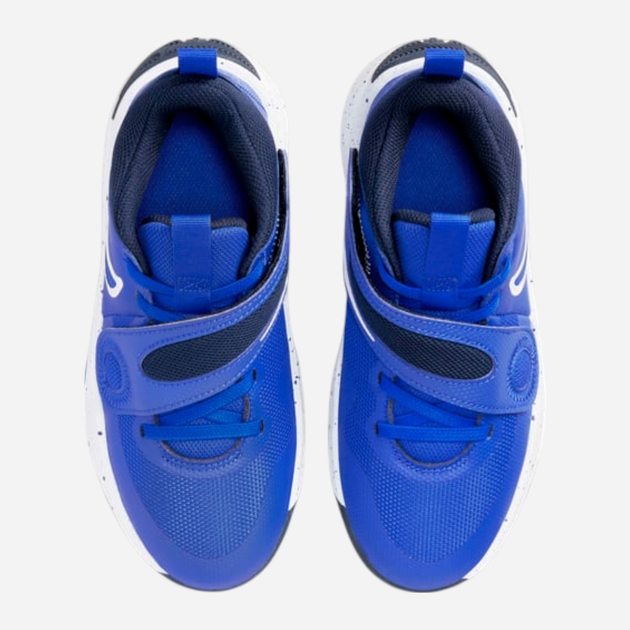 Підліткові кросівки для хлопчика Nike Team Hustle D 11 (Gs) DV8996-400 38.5 (6Y) Сині (196608454922) - зображення 4