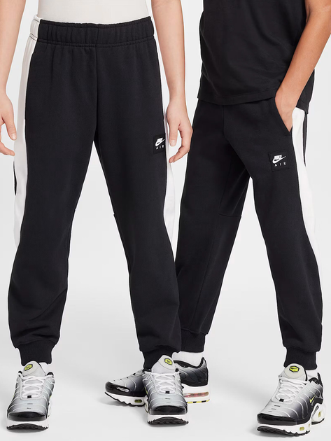 Підліткові спортивні штани-джоггери для хлопчика Nike K Nike Air Flc Jogger -Pd HF8811-010 158-170 XL Чорні (197859923564) - зображення 1