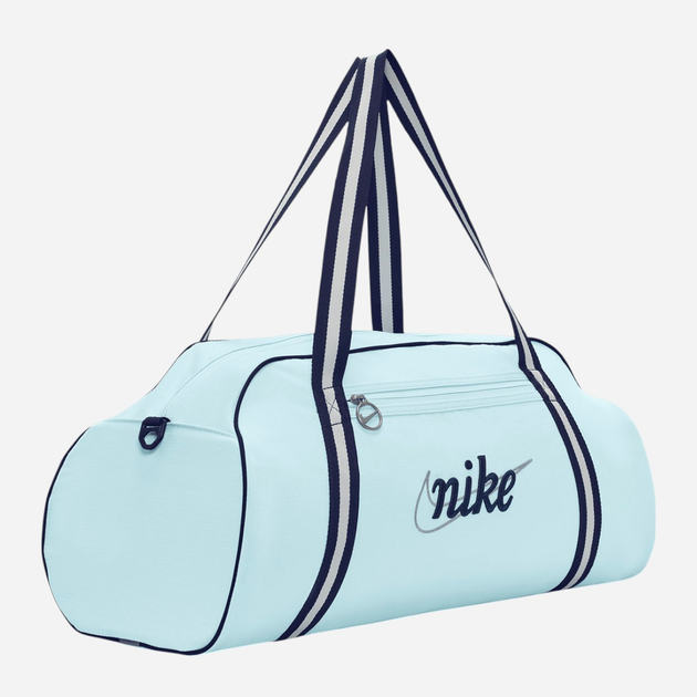 Torba sportowa damska Nike W Nk Gym Club - Retro DH6863-474 Błękitna (197602746723) - obraz 5