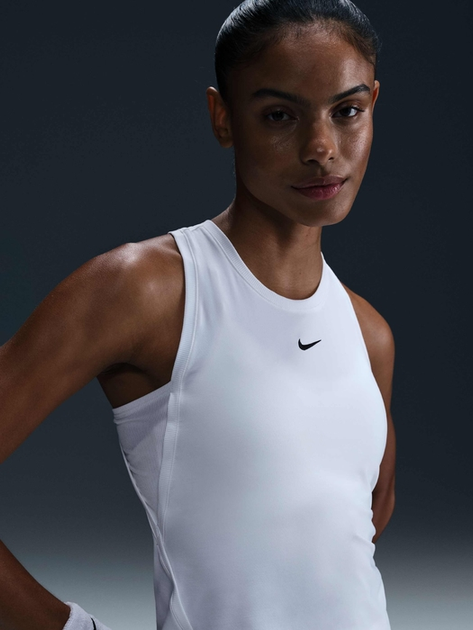 Майка спортивна жіноча Nike W Nk Df Vctry Tank FD5584-100 XS Біла (197860095762) - зображення 6