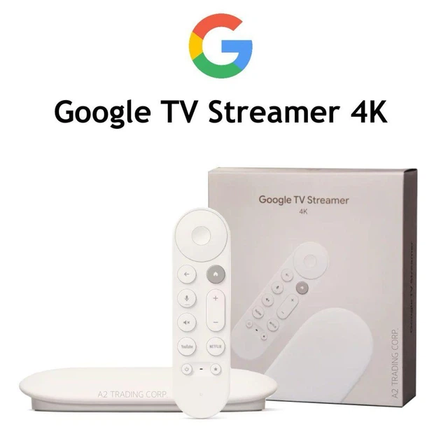 Google tv streamer　4K グーグルtv Медіаплеєр Google TV Streamer 4k (Porcelain) – фото, отзывы