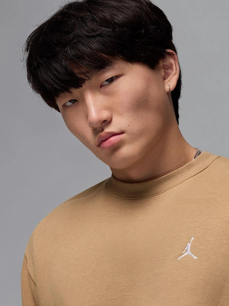 Світшот на флісі чоловічий Nike M J Brkln Flc Crew FV7293-257 XXL Бежевий (197602760798) - зображення 4