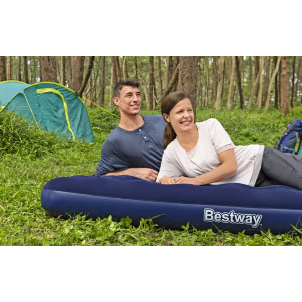Надувной матрас Bestway Flocked Air Bed 203x152x22 см (IND-67003) - изображение 7