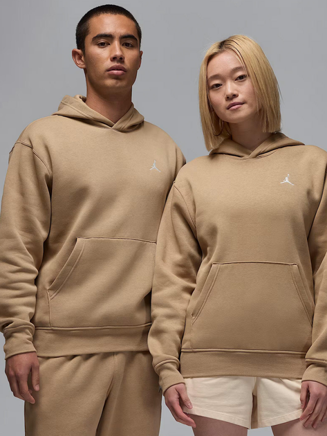 Худі утеплене чоловіче Nike M J Brkln Flc Po FV7281-257 XXL Бежеве (197602770094) - зображення 1