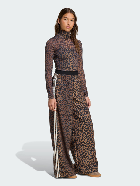 Гольф-водолазка жіноча Adidas Originals Leopard JW2772 XL Коричнева (4068811953812) - зображення 3