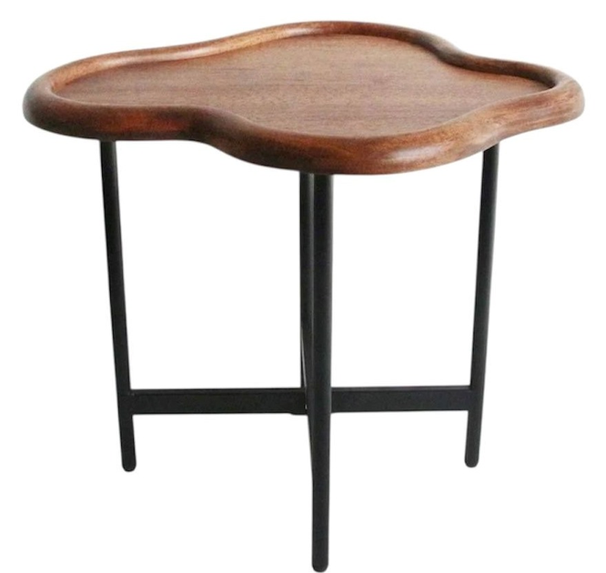 Журнальний столик HOMLA ENKEL 59 x 52 x 49 см Коричневий (5906496739644) - зображення 2
